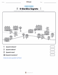 Anteprima della scheda stampabile di Il giardino segreto (romanzo)