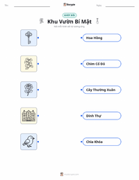 Tài liệu in sẵn Khu Vườn Bí Mật (tiểu thuyết) cho trẻ em