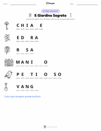 Anteprima della scheda stampabile di Il giardino segreto (romanzo)