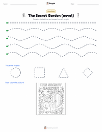 The Secret Garden (novel) printable worksheet preview