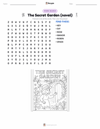 The Secret Garden (novel) printable worksheet preview