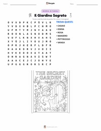 Anteprima della scheda stampabile di Il giardino segreto (romanzo)