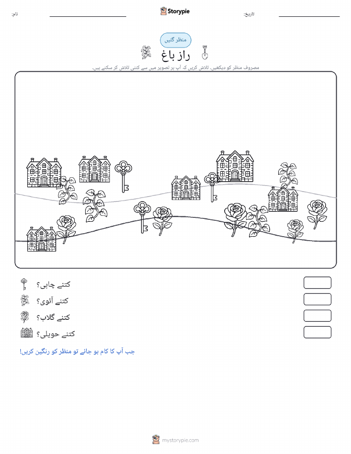 گنتی کا منظر