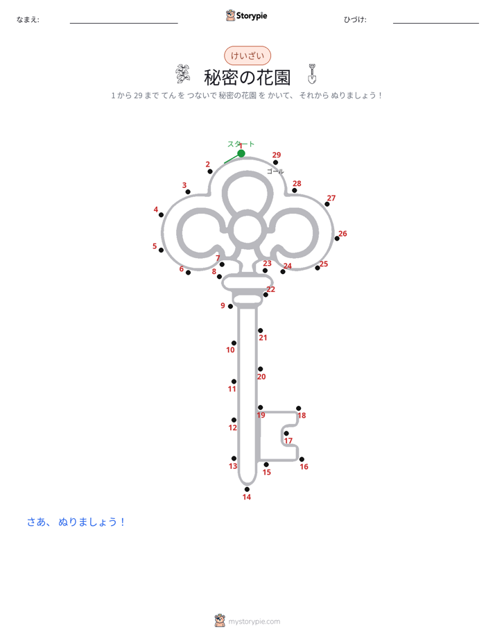 点つなぎ