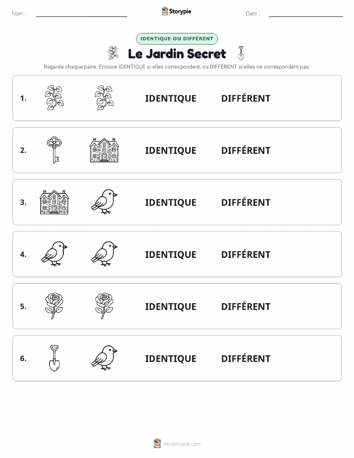 Identique ou Différent