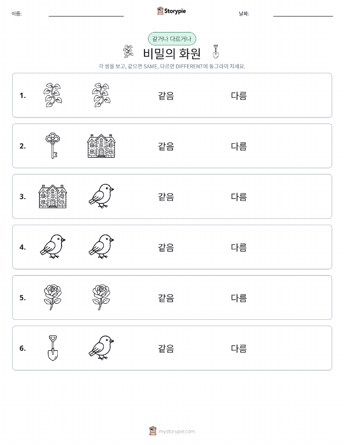 같은 것 또는 다른 것