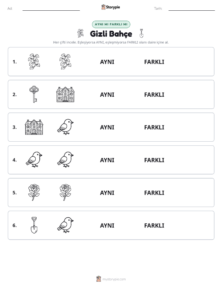 Aynı mı Farklı mı