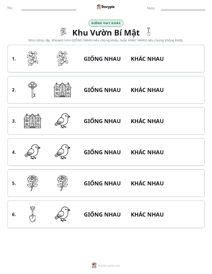 Giống Hay Khác