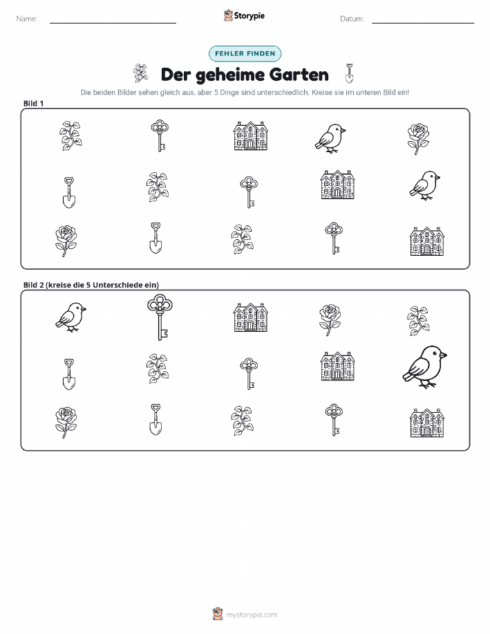 Finde den Unterschied