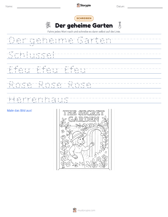 Schreibübung