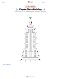Anteprima della scheda stampabile di Empire State Building