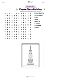 Anteprima della scheda stampabile di Empire State Building