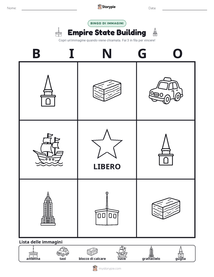 Bingo delle Immagini