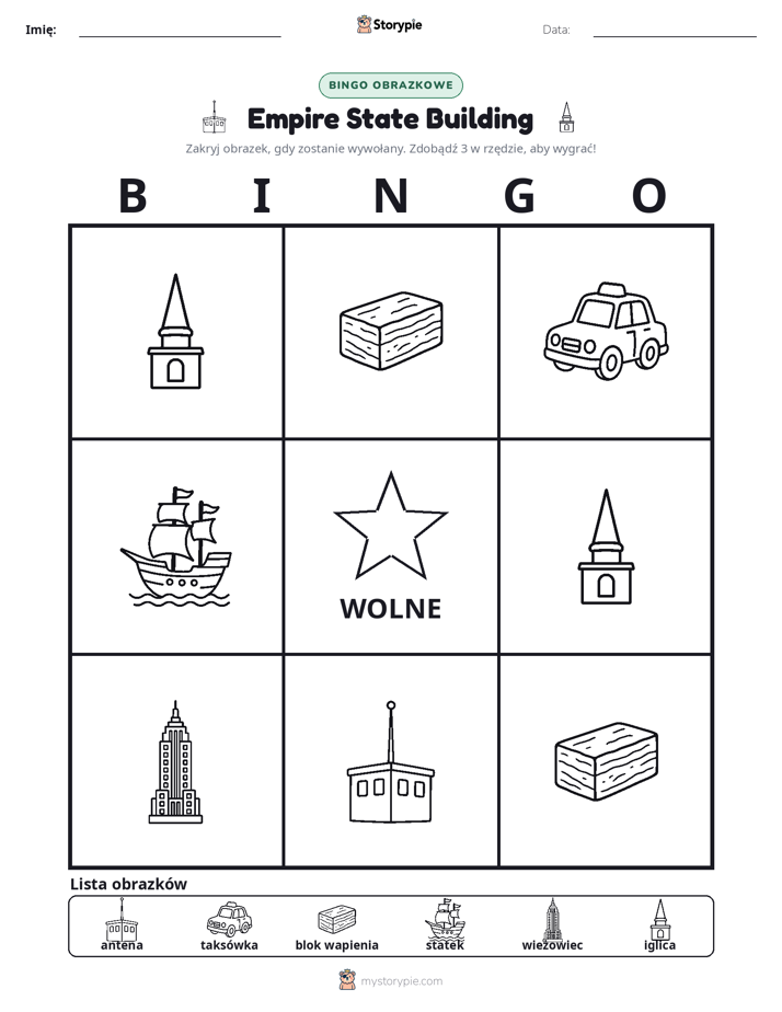 Bingo obrazkowe