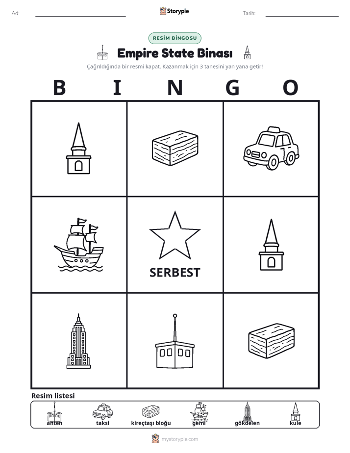 Resim Bingo