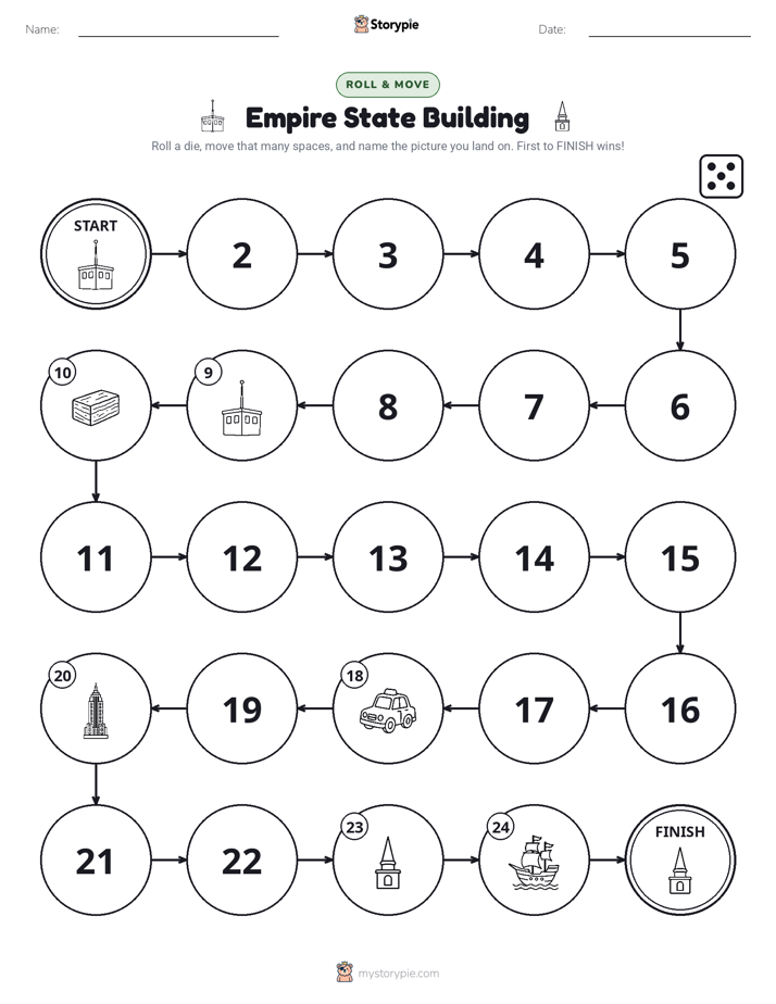 Roll & Move Game