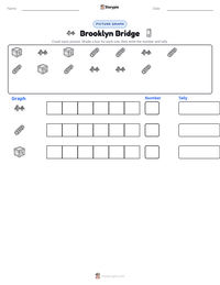 Brooklyn Bridge printable worksheet preview