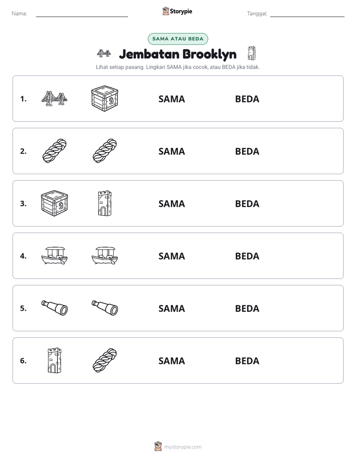 Sama atau Berbeda