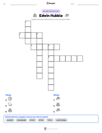 Edwin Hubble yazdırılabilir çalışma sayfası önizlemesi