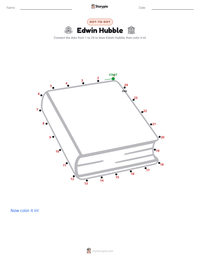 Edwin Hubble printable worksheet preview