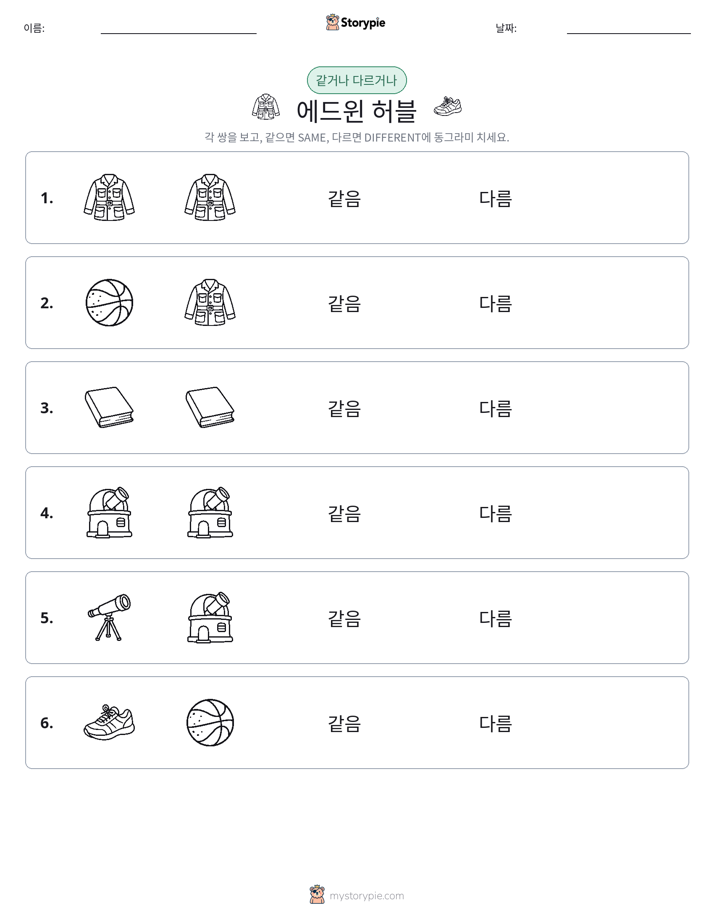같은 것 또는 다른 것