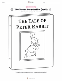 The Tale of Peter Rabbit (book) printable worksheet preview