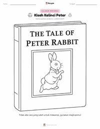 Prabaca lembar kerja cetak Kisah Peter Kelinci (buku)