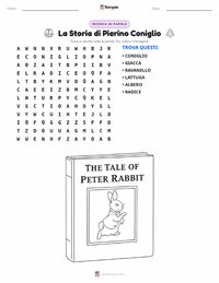 Anteprima della scheda stampabile di La storia di Peter Coniglio (libro)