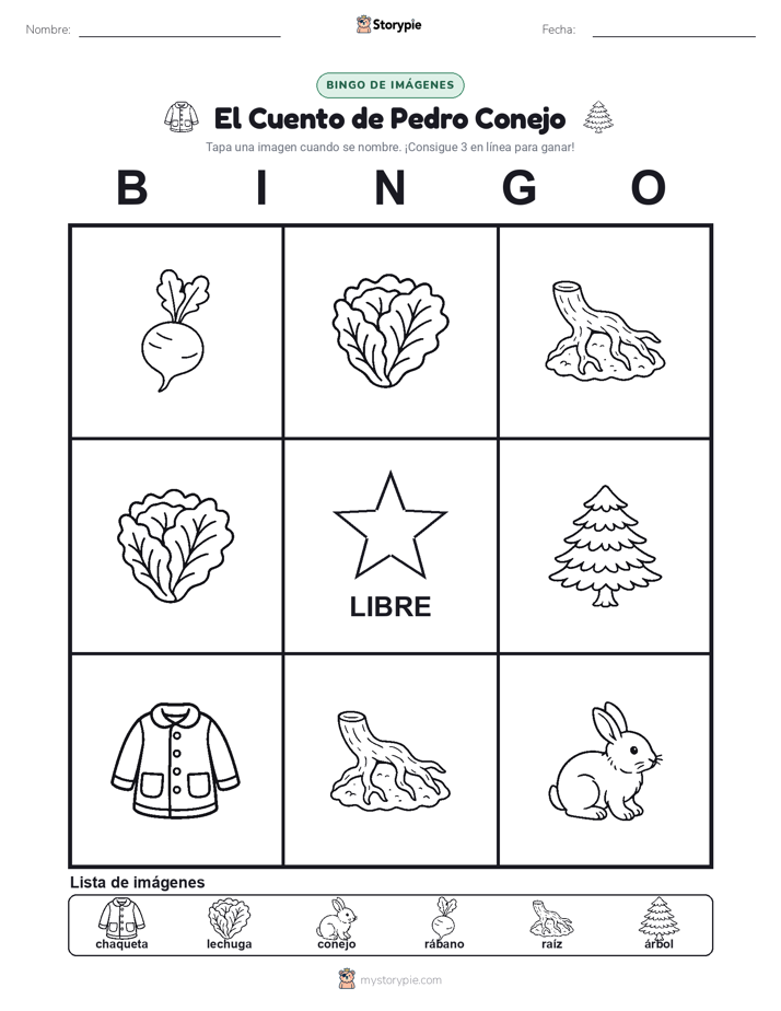 Bingo de Imágenes