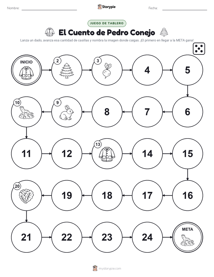 Juego de Rueda y Avanza