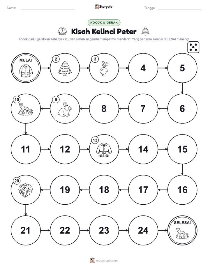 Permainan Gulung & Pindah
