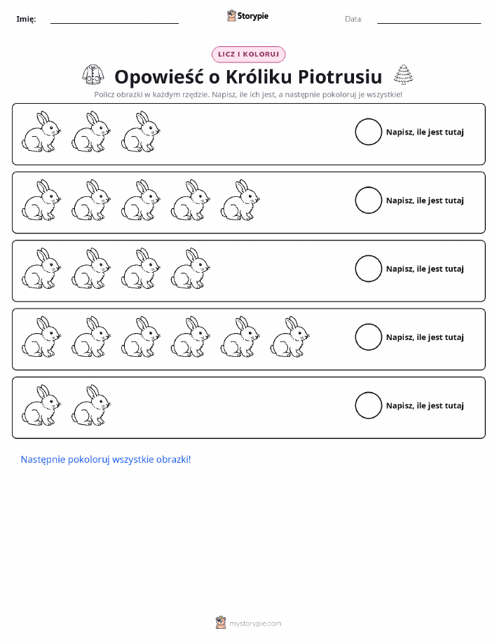Liczenie i Kolorowanie