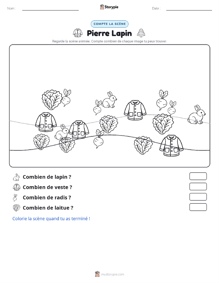Scène de Comptage