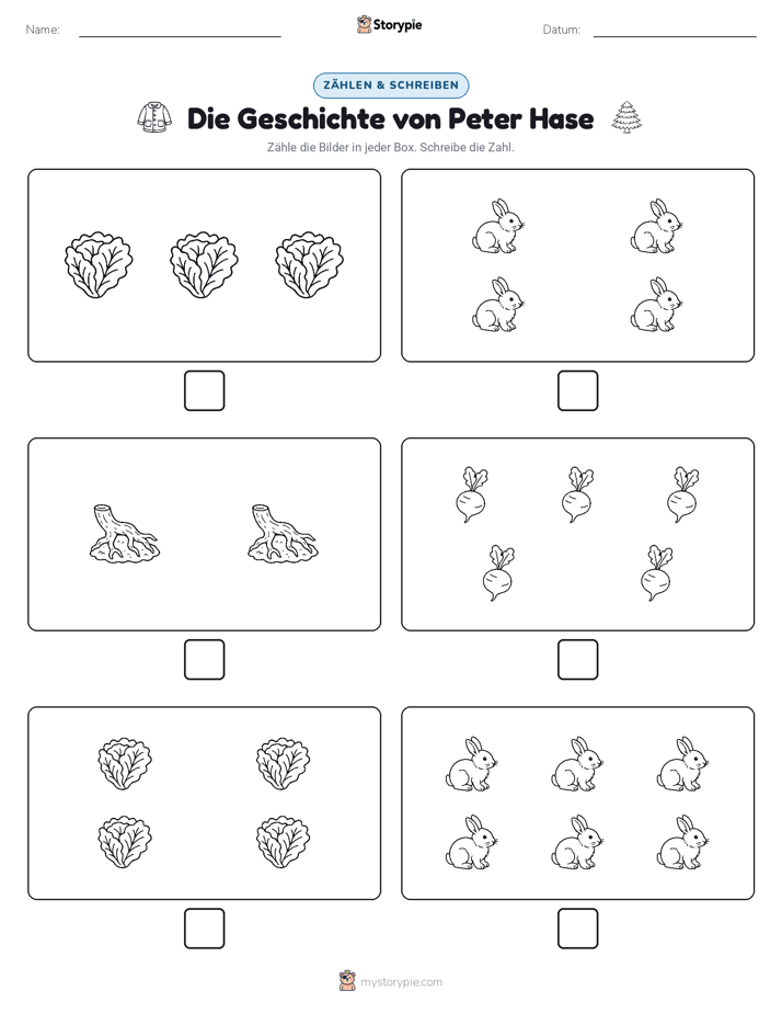 Zählen & Schreiben