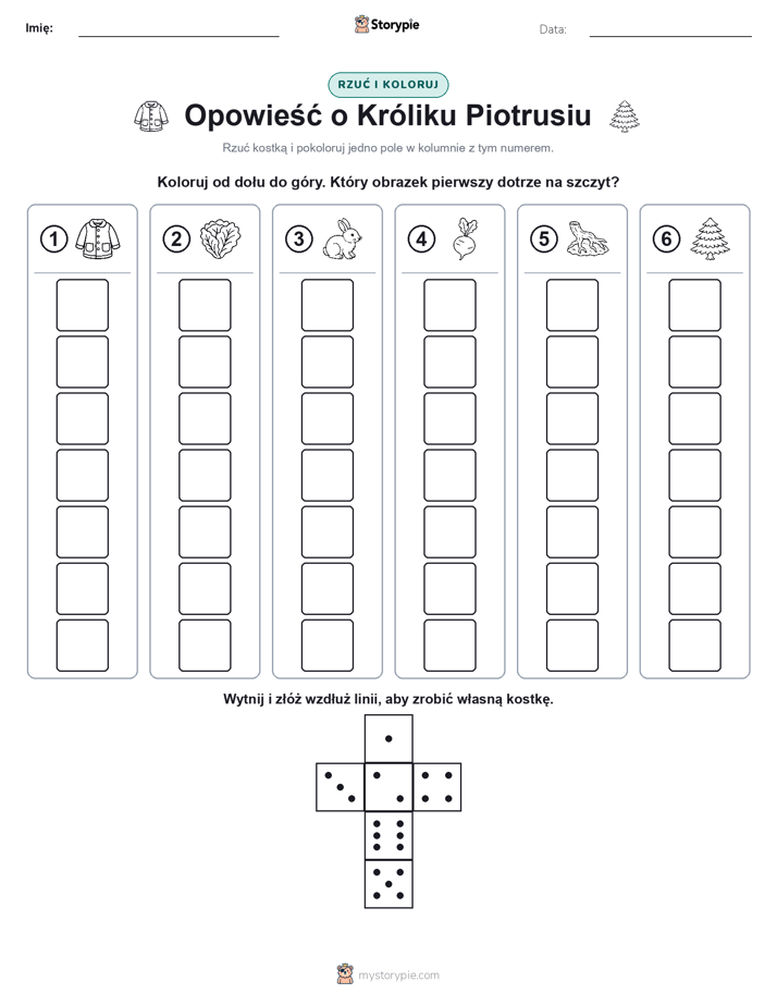 Rzuć i koloruj