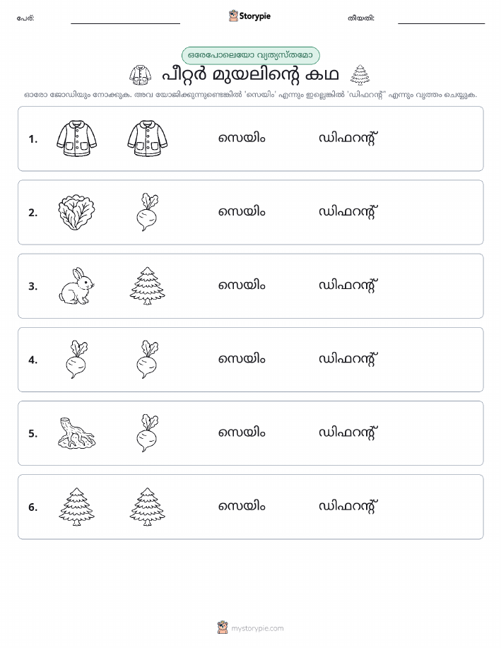ഒന്നോ വ്യത്യാസമോ