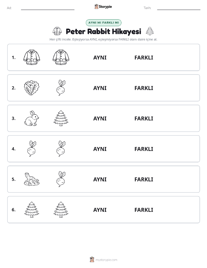 Aynı mı Farklı mı