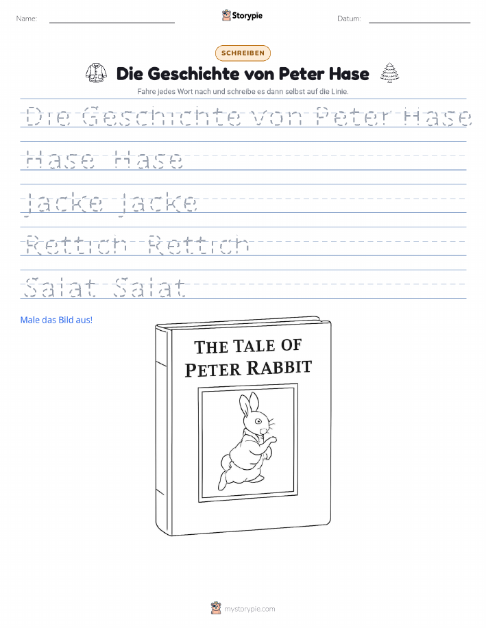 Schreibübung