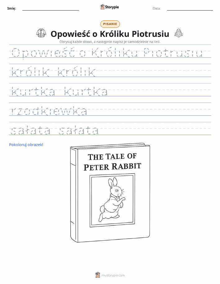 Ćwiczenie Pisania