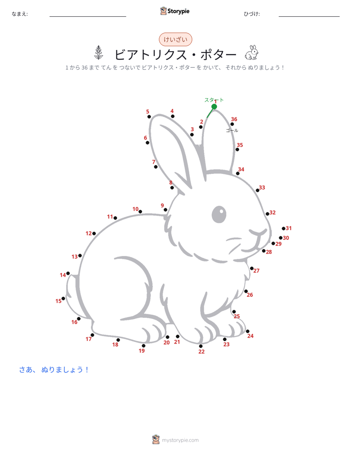 点つなぎ