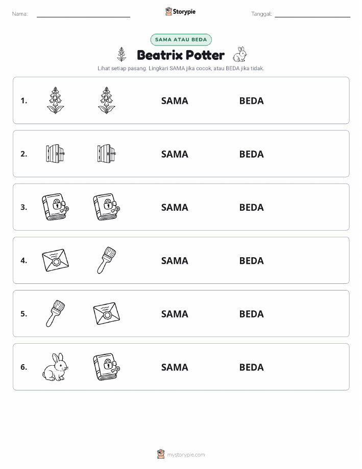 Sama atau Berbeda