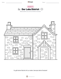 Der Lake District druckbare Arbeitsblatt Vorschau