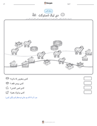 دی لیک ڈسٹرکٹ پرنٹ کرنے کے قابل ورکشیٹ کا پیش نظارہ