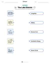 The Lake District printable worksheet preview
