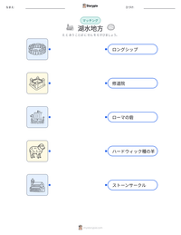 湖水地方 の印刷可能ワークシートプレビュー