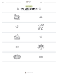 The Lake District printable worksheet preview
