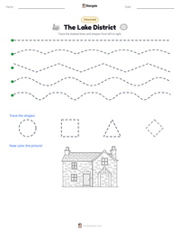 The Lake District printable worksheet preview