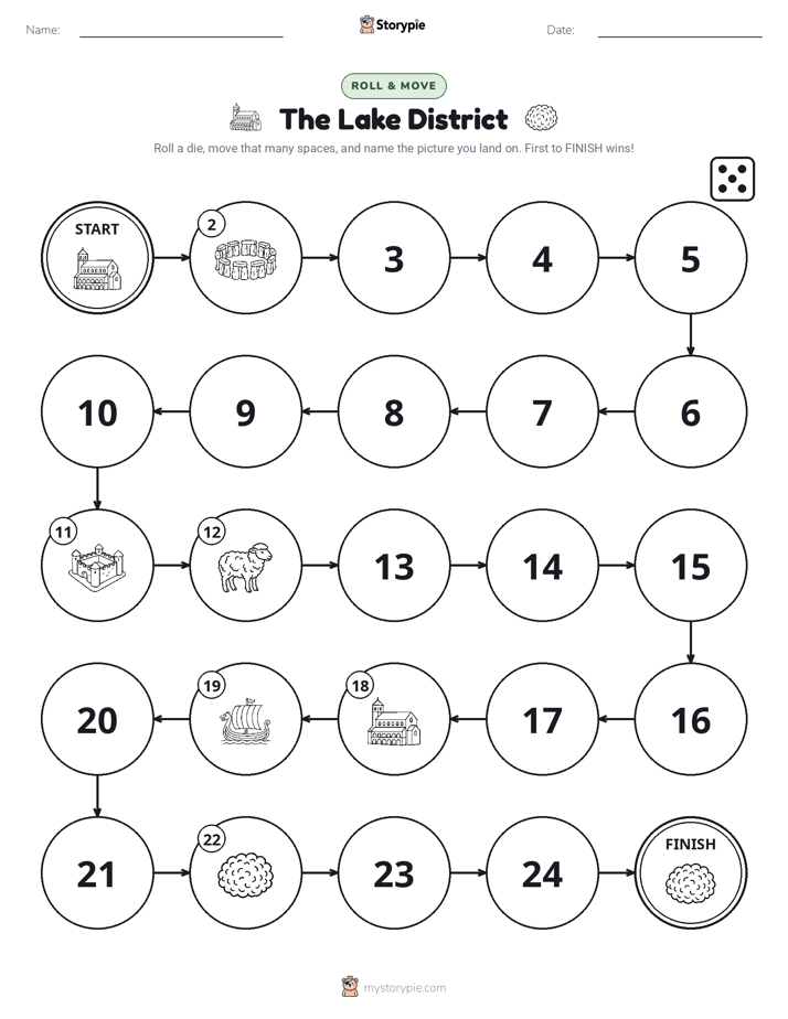 Roll & Move Game