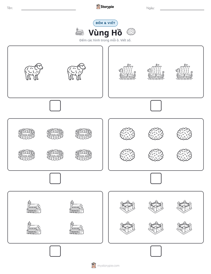 Đếm & Viết