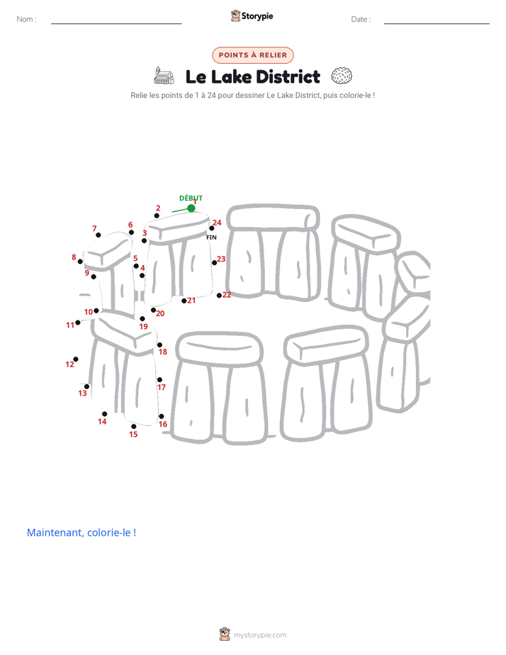 Relie les points